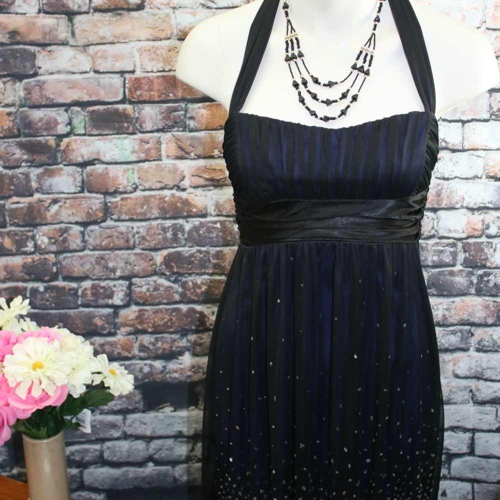 City Studio Lovely Cocktail dress - blue and black